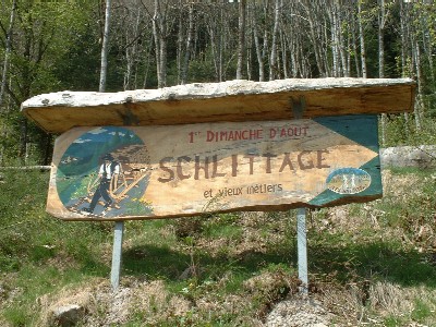 le schlittage  Menaurupt